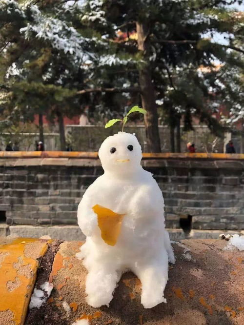雪落京華 當(dāng)北平故宮變身兔兒爺?shù)谋穲@
